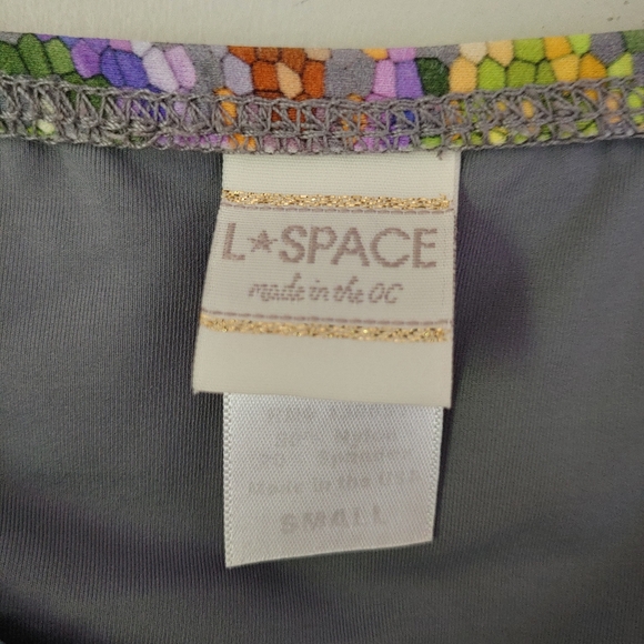 L*space Audrey Bikini Bottom Multicolor Mosiac Size Small - Picture 14 of 14
